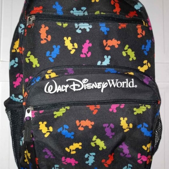 Walt Disney World Rainbow Mickey Mouse Backpack - Picture 6 of 6